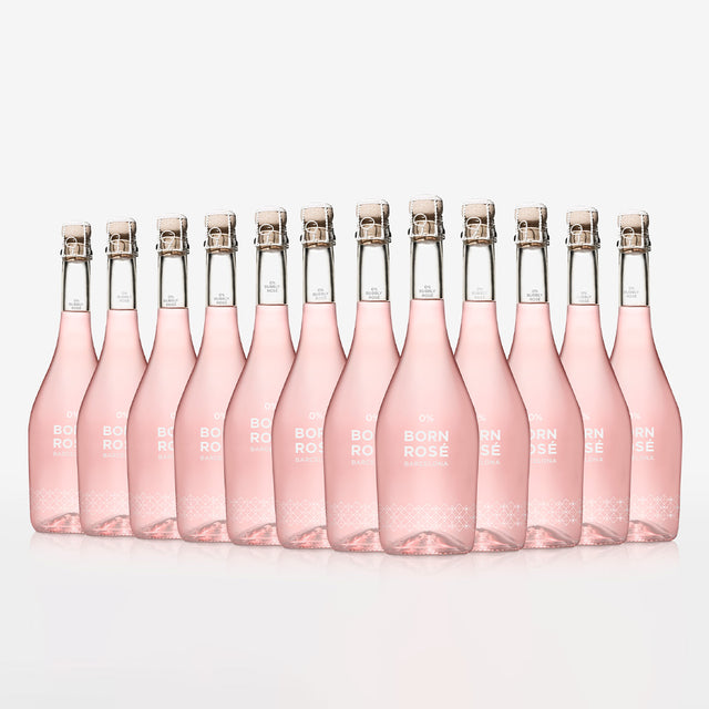 12 bottles of BORN ROSÉ BARCELONA Sparkling 0%