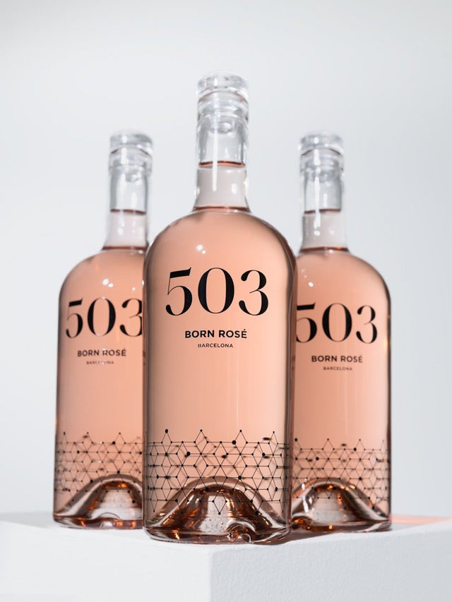 3 bottles of 503 Organic BORN ROSÉ Premium