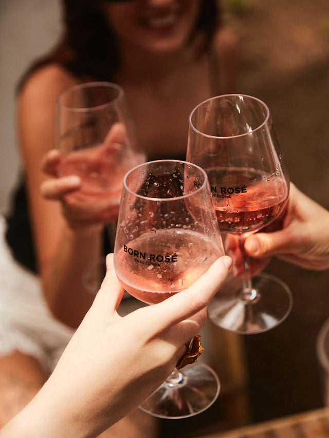 BORN ROSÉ Pack of 6 Tritan Wine Glasses