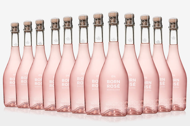 12 bottles of BORN ROSÉ BARCELONA Sparkling 0%
