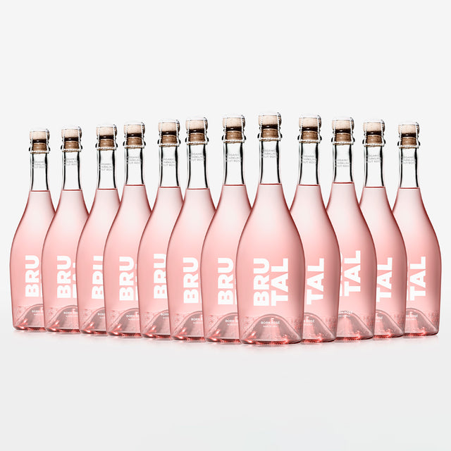 12 bottles of BRUTAL BORN ROSÉ Barcelona