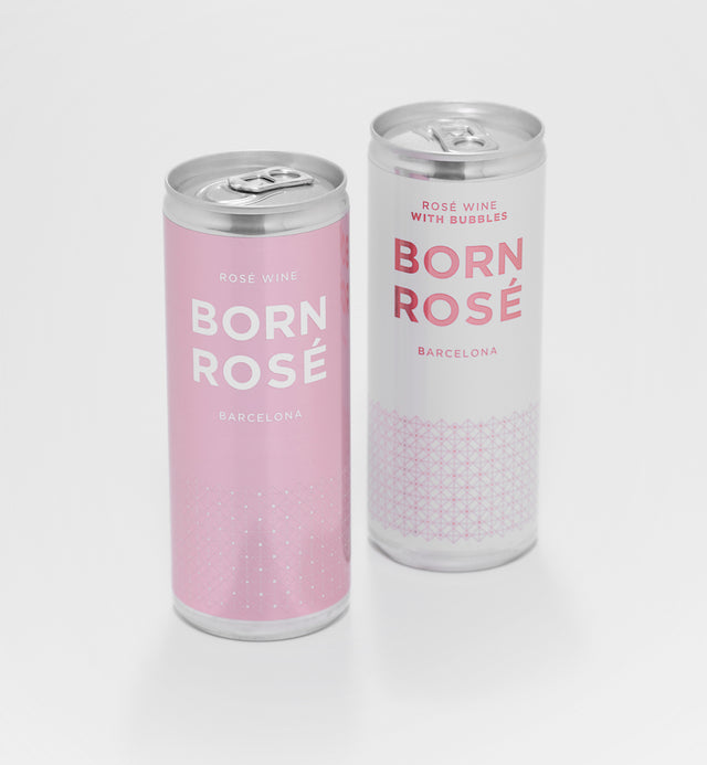 DUAL Pack: Canned Organic Rosé Wine with & without Bubbles
