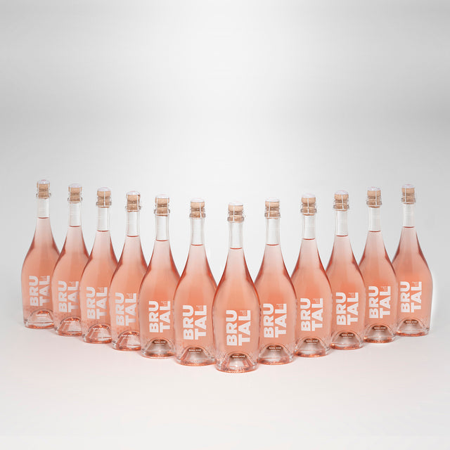 12 bottles of BRUTAL BORN ROSÉ Barcelona
