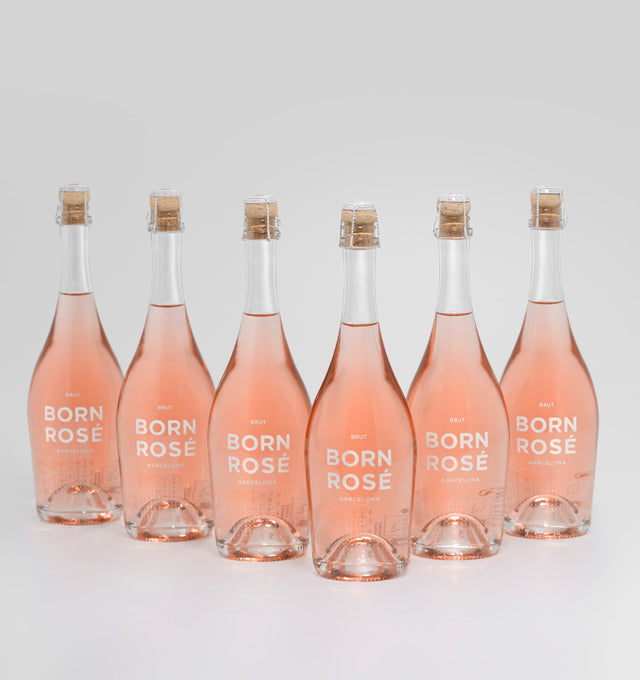 6 bottles of BORN ROSÉ BRUT Organic