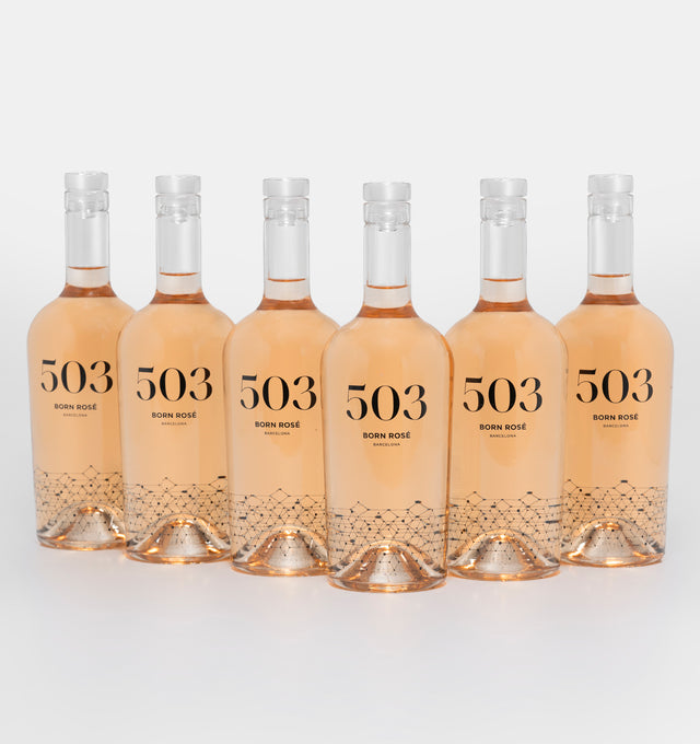 6 bottles of 503 Organic BORN ROSÉ Premium