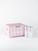 sparkling rose wine can
