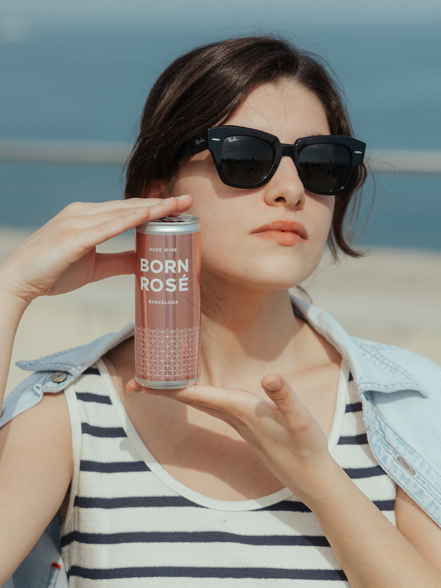 Canned Organic Rosé Wine